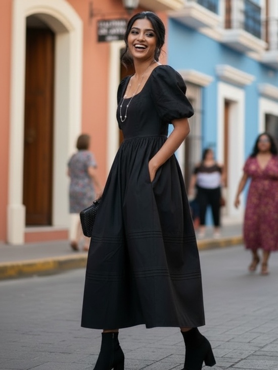 Society Femme Dresses & Skirts - Femme Society fancy black Summer ready maxi